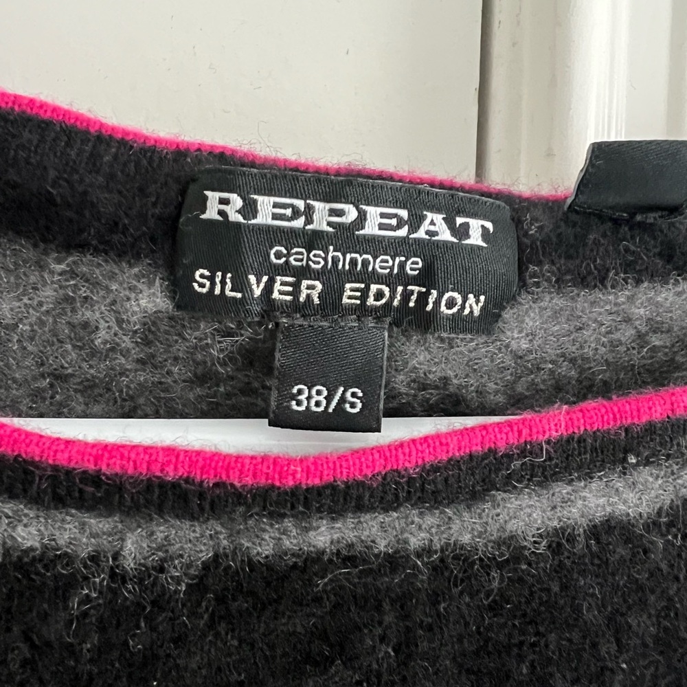 Repeat Cashmere Stripped Sweater